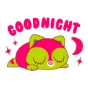 Good Night - WASticker