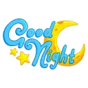 Good Night - WASticker