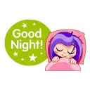 Good Night - WASticker