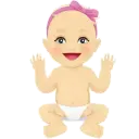 Baby Playing - WASticker