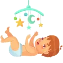Baby Playing 2 - WASticker