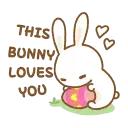 Easter Bunny - WASticker