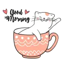 Lazy Morning - WASticker