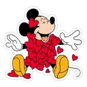 Mickey and St. Valentine - WASticker