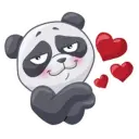 Panda Emo - WASticker