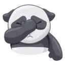 Panda Emo - WASticker