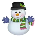 Snowman - WASticker