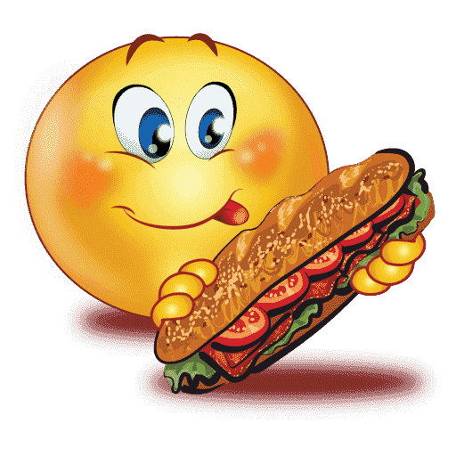 Hungry Emoji sticker