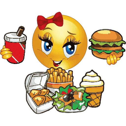 Hungry Emoji sticker
