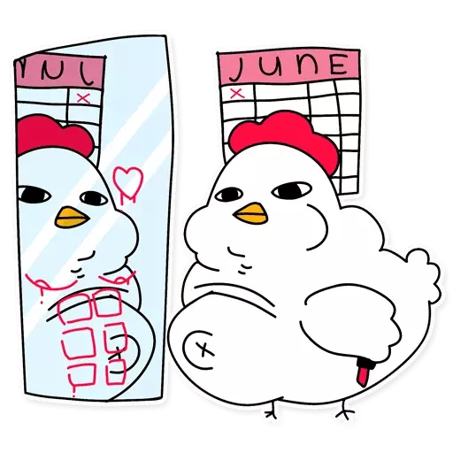 White Hen sticker