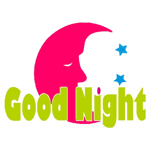 Good Night sticker