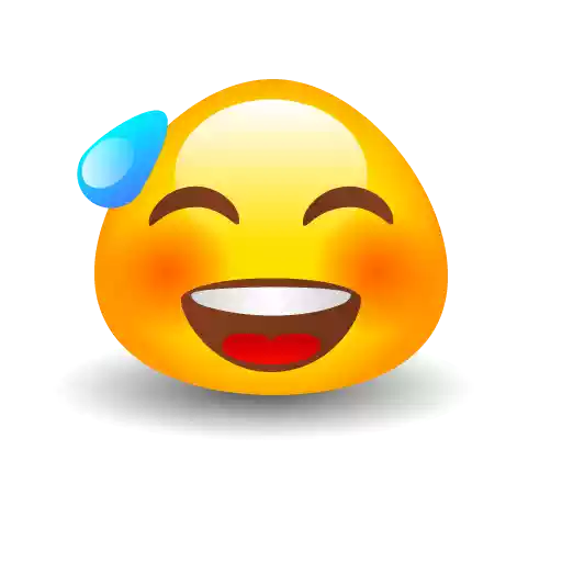 Isolated Emoji sticker