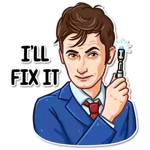 Doctor Who sticker