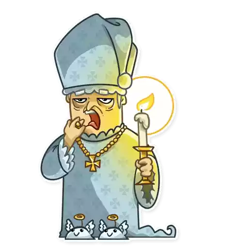 Pope sticker