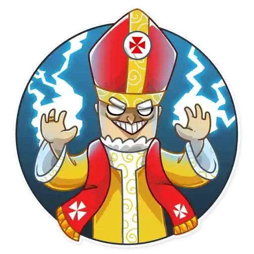 Pope sticker