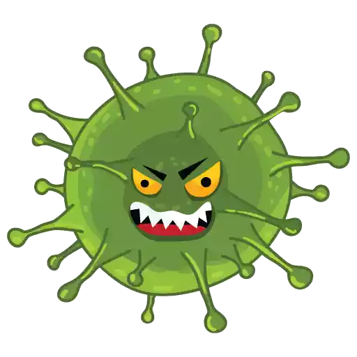 Virus sticker