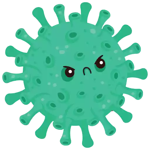 Virus sticker