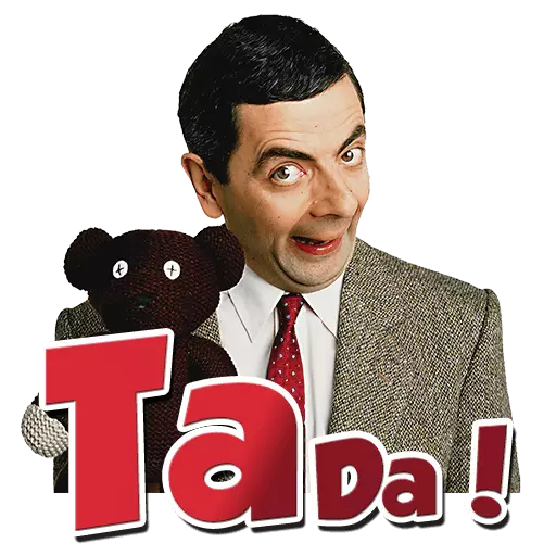 Mr. Bean sticker