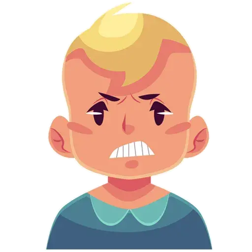 Angry Guy sticker