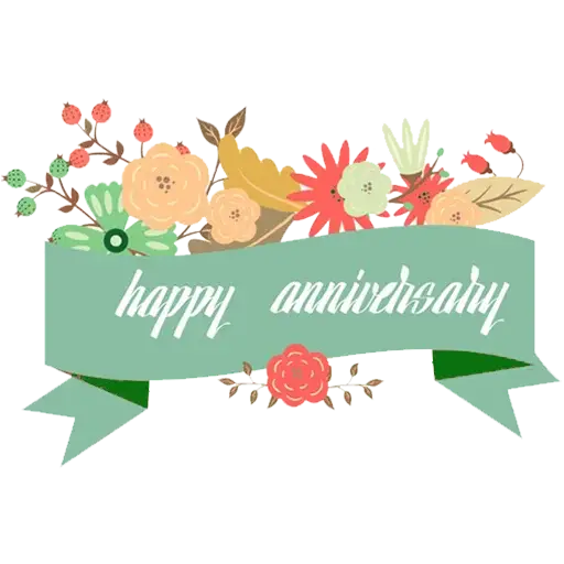 Anniversary Wishes Stickers for WhatsApp