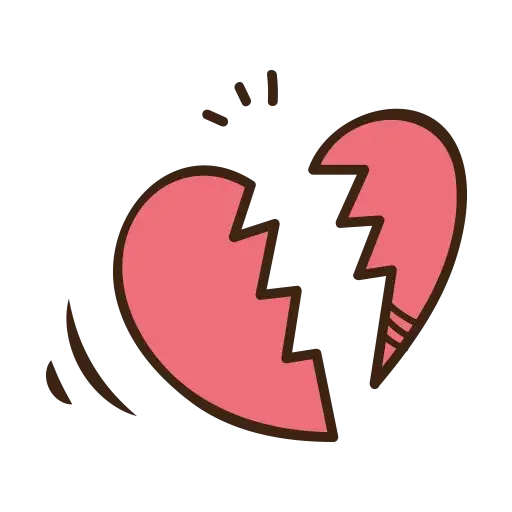 Broken Heart sticker