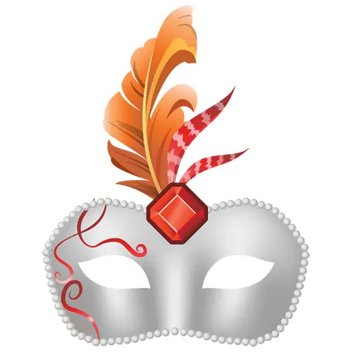 Carnival Masks sticker