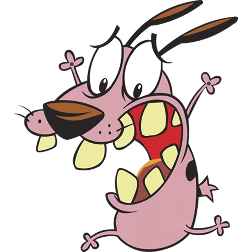 Cowardly Dog - WAStickerApps