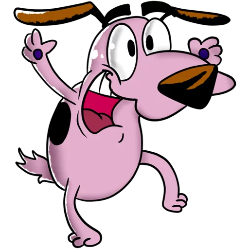 Cowardly Dog - WAStickerApps