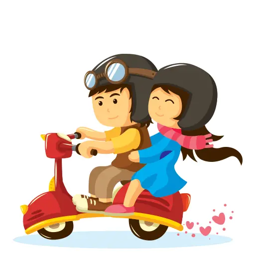 Cute Couple sticker