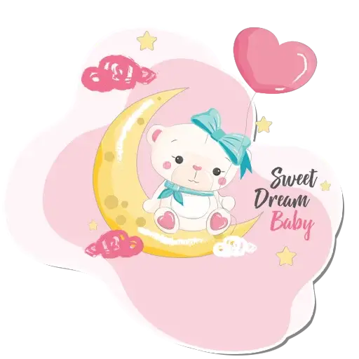 Cute Good Night sticker