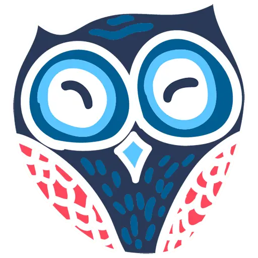 Cute Owls sticker
