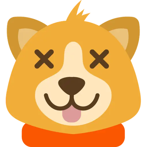 Dog Emoji sticker
