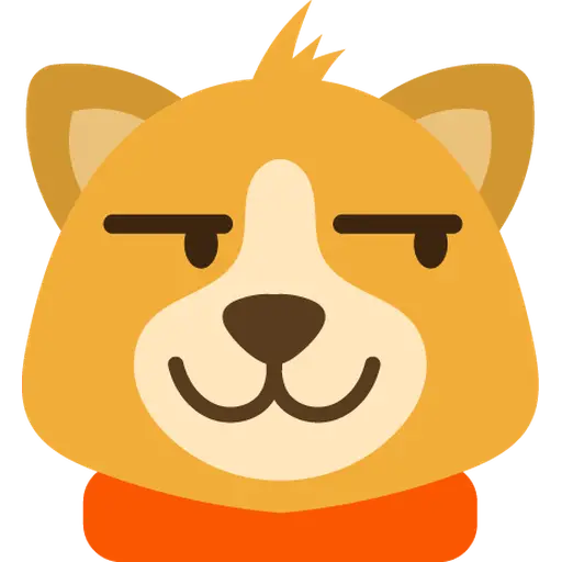 Dog Emoji sticker