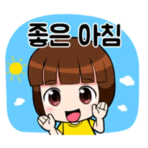 Dotori Korean sticker