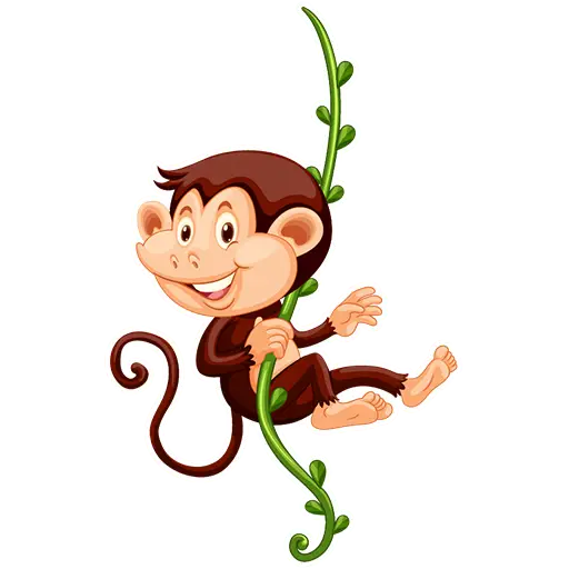 Funny Monkey sticker