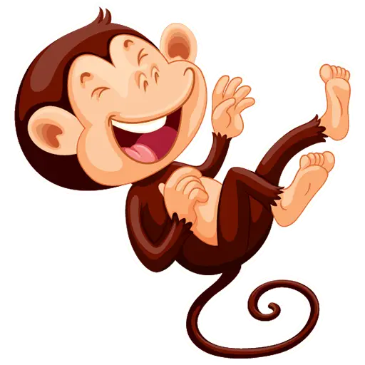 Funny Monkey sticker