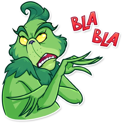 Grinch WhatsApp Stickers