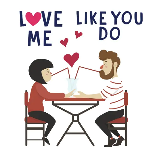 Lovers sticker