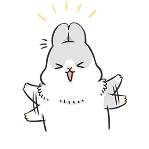 Machiko Rabbit 2 sticker