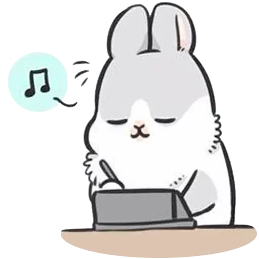 Machiko Rabbit 3 sticker