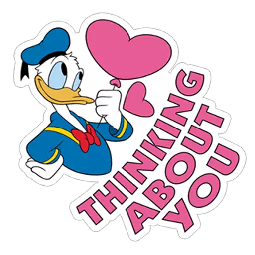 Mickey And St. Valentine sticker