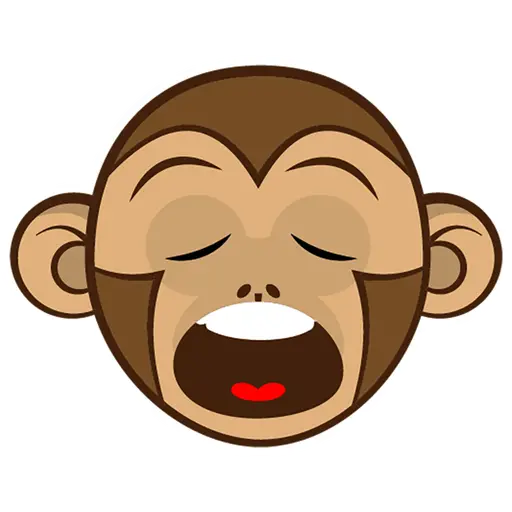 Monkey Emojis sticker