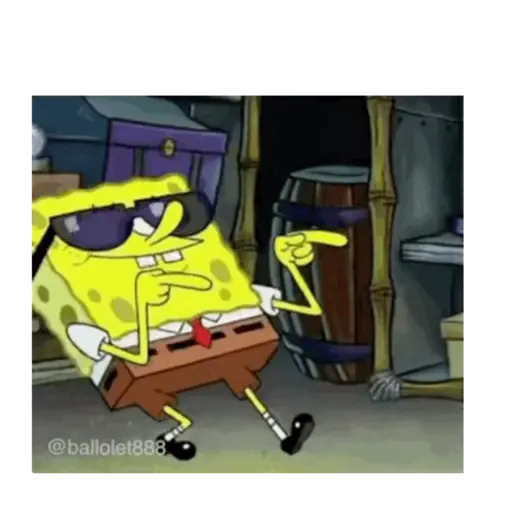 Bob esponja ✨👀MOVIMIENTO WhatsApp Stickers