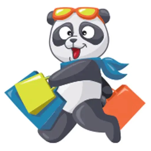 Panda Emo sticker
