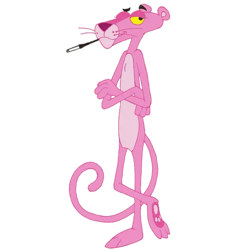 Pink Panther Stickers for WhatsApp