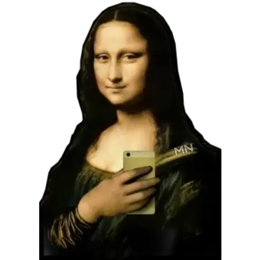 Mona Lisa WhatsApp Stickers