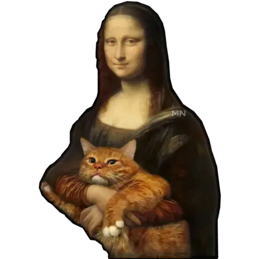 Mona Lisa WhatsApp Stickers