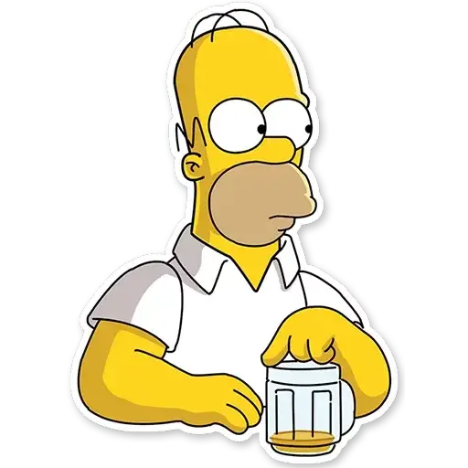 The Simpsons WhatsApp Stickers