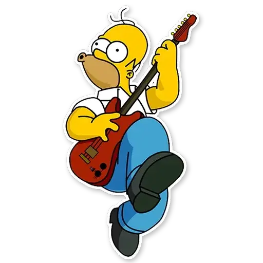 The Simpsons sticker