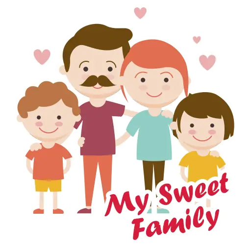Sweet Family WhatsApp Stickers